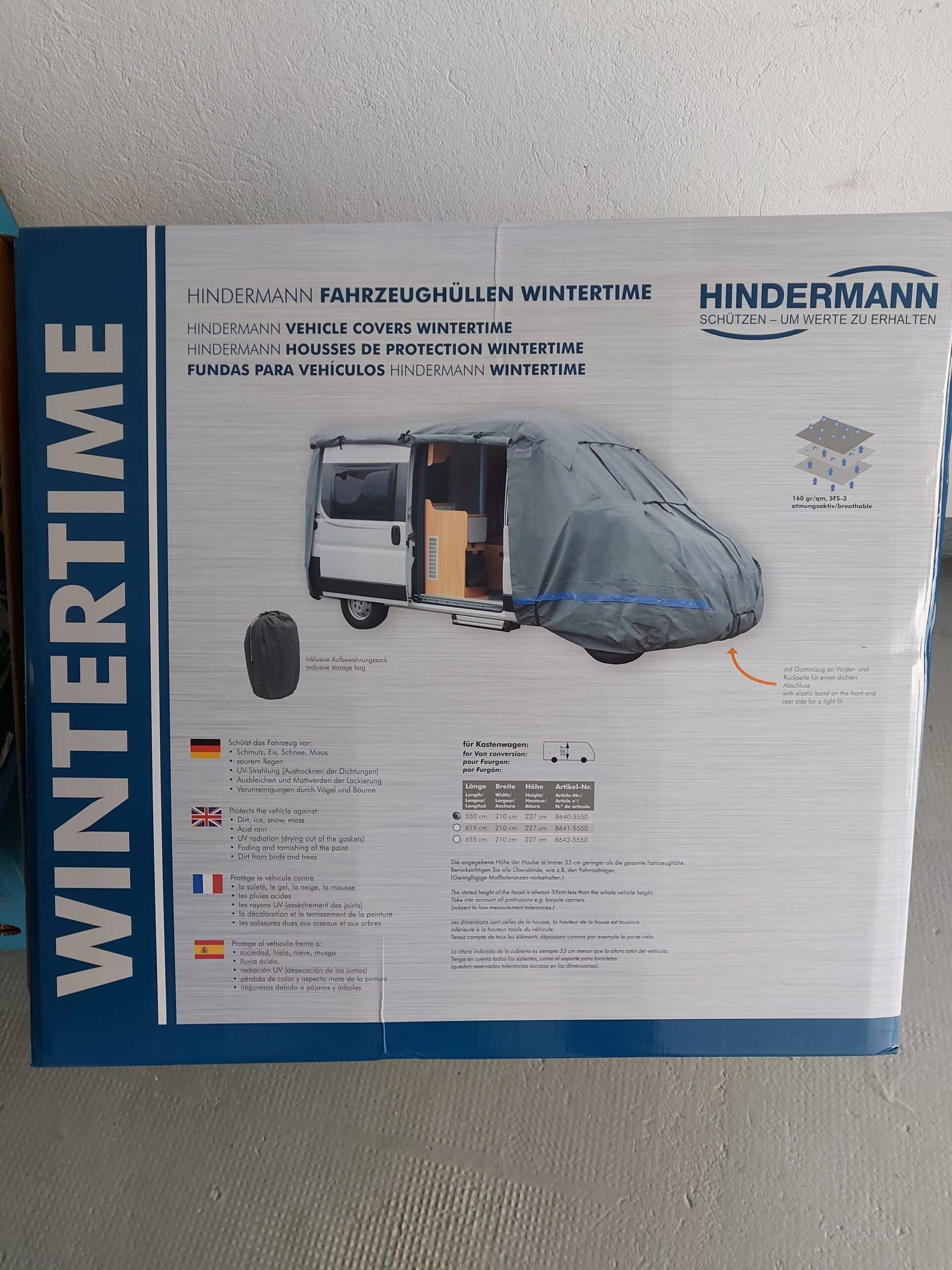 Housses de protection pour véhicule Hindermann Wintertime.